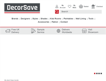 Tablet Screenshot of decorsave.co.uk